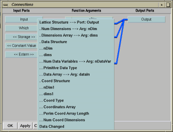 Input Port Popup Menu