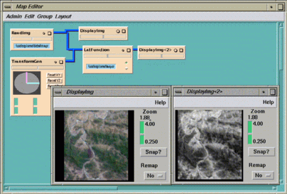 Output from the color-xform Map