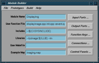 Module Builder Main Window