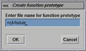 Function Prototype Window