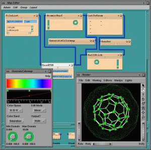 Visualizing a Buckminsterfullerene Molecule