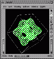 Wireframe Object in Render