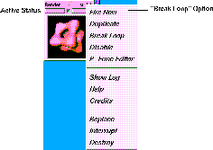 Module Menu on Active Loop Controller