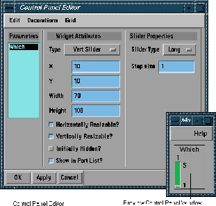 The Control Panel Editor
