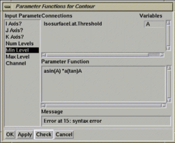 Messages in the P-Func Editor