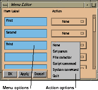The Menu Editor
