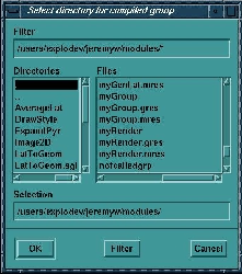 Specifying the Location of the Compiled Group