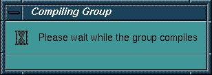 The Compiling Process Dialog Box