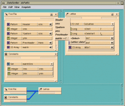A Script Using Patterns