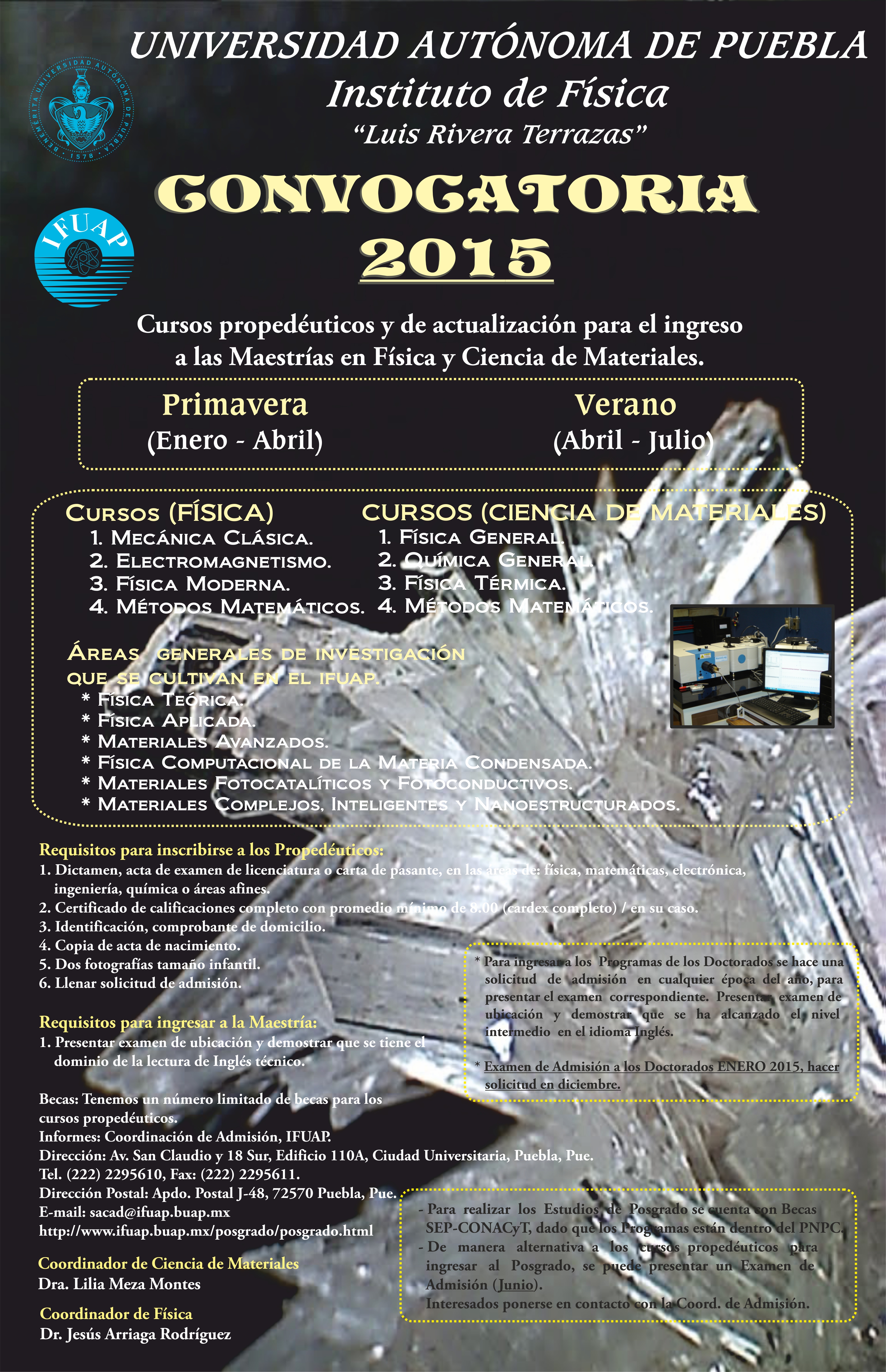Convocatoria 2015